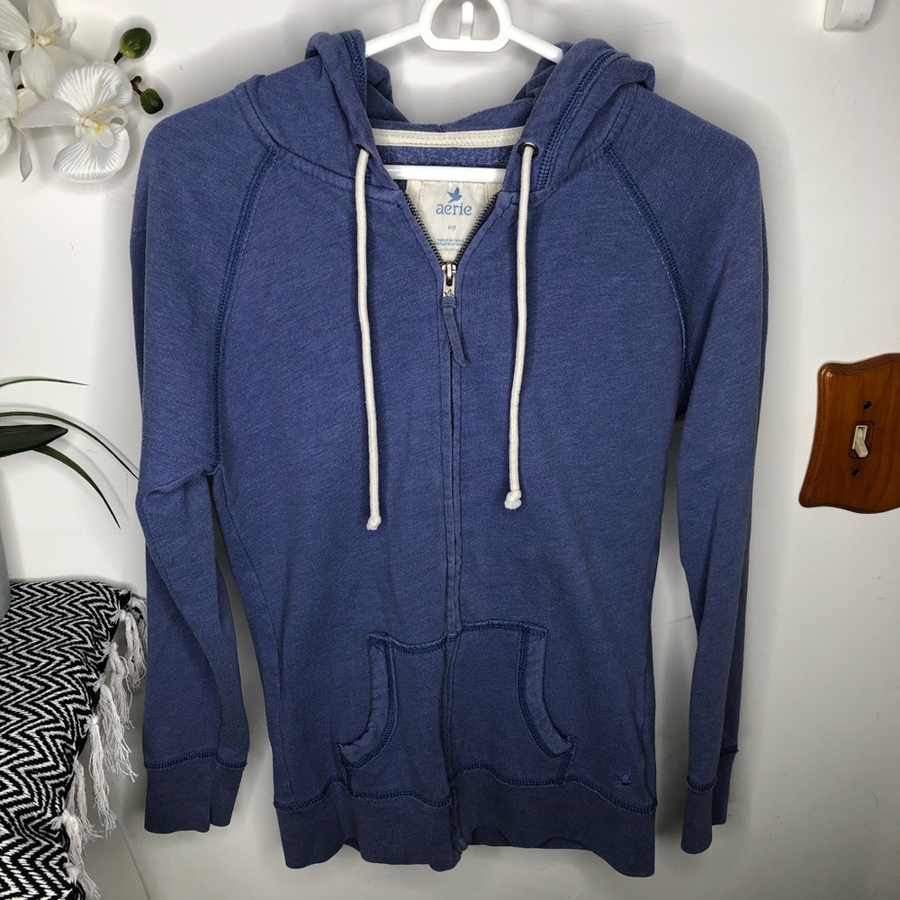 Aerie Zip-Front Hoodie Size S/P